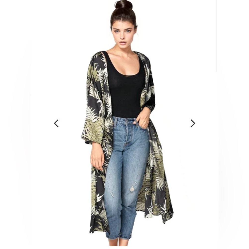 Subtle luxury kimono robe